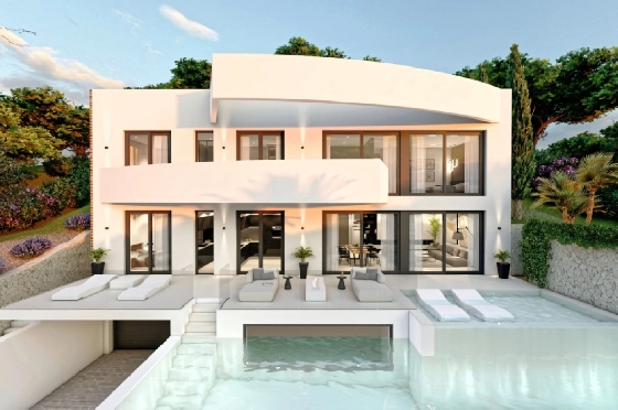 Villa in Altea zu verkaufen, Espace de vie 540 m², Baujahr 2024, Klimaanlage, Terrain 1270 m², 4 Chambres &agrave; coucher, 4 Badezimmer, Pool, ref.: BI-AL.H-031-18