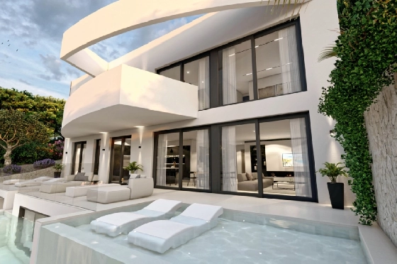 Villa in Altea zu verkaufen, Espace de vie 540 m², Baujahr 2024, Klimaanlage, Terrain 1270 m², 4 Chambres &agrave; coucher, 4 Badezimmer, Pool, ref.: BI-AL.H-031-21