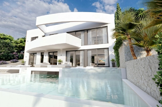 Villa in Altea zu verkaufen, Espace de vie 540 m², Baujahr 2024, Klimaanlage, Terrain 1270 m², 4 Chambres &agrave; coucher, 4 Badezimmer, Pool, ref.: BI-AL.H-031-6
