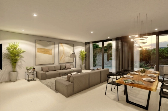 Villa in Altea zu verkaufen, Espace de vie 540 m², Baujahr 2024, Klimaanlage, Terrain 1270 m², 4 Chambres &agrave; coucher, 4 Badezimmer, Pool, ref.: BI-AL.H-031-7