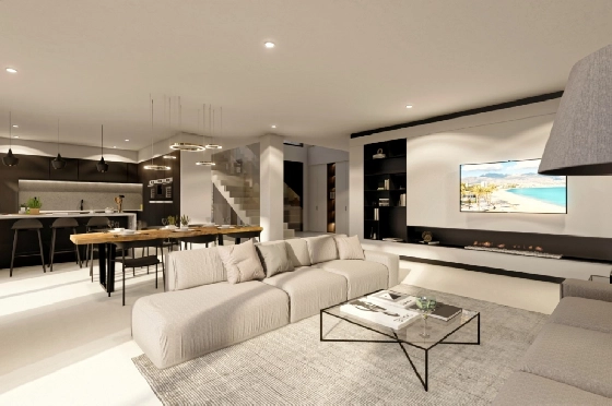 Villa in Altea zu verkaufen, Espace de vie 540 m², Baujahr 2024, Klimaanlage, Terrain 1270 m², 4 Chambres &agrave; coucher, 4 Badezimmer, Pool, ref.: BI-AL.H-031-8