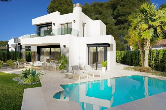 Villa in Benissa(La Fustera) zu verkaufen, Espace de vie 284 m², Klimaanlage, Terrain 725 m², 3 Chambres &agrave; coucher, 3 Badezimmer, Pool, ref.: BI-BE.H-903-1