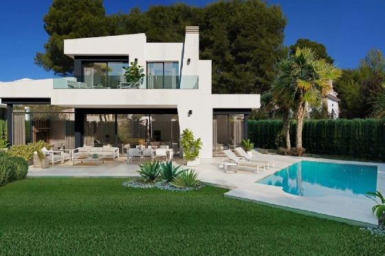 Villa in Benissa(La Fustera) zu verkaufen, Espace de vie 284 m², Klimaanlage, Terrain 725 m², 3 Chambres &agrave; coucher, 3 Badezimmer, Pool, ref.: BI-BE.H-903-5