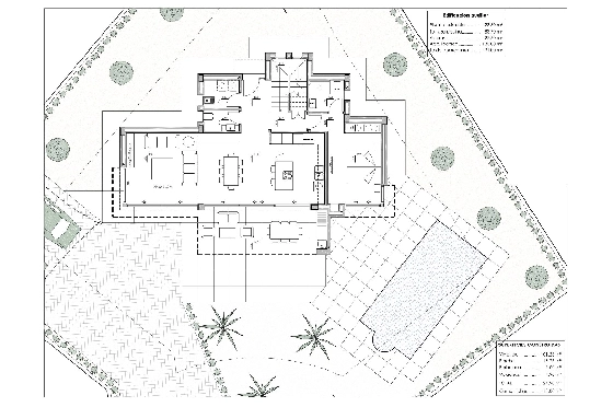 Villa in Benissa(La Fustera) zu verkaufen, Espace de vie 284 m², Klimaanlage, Terrain 725 m², 3 Chambres &agrave; coucher, 3 Badezimmer, Pool, ref.: BI-BE.H-903-6