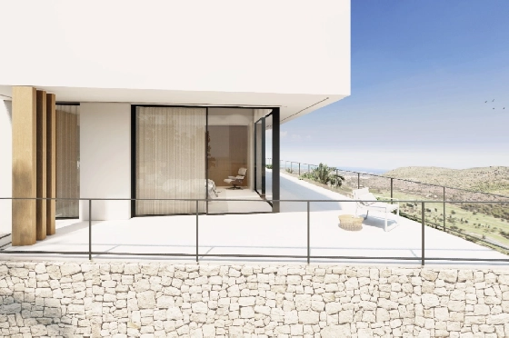 Villa in Denia zu verkaufen, Espace de vie 176 m², Baujahr 2023, Klimaanlage, Terrain 1514 m², 3 Chambres &agrave; coucher, 3 Badezimmer, Pool, ref.: BI-DE.H-008-11