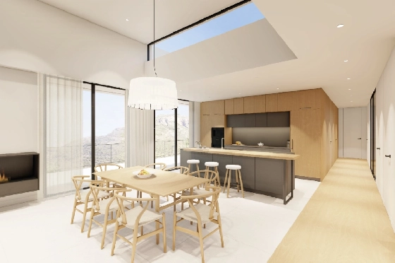 Villa in Denia zu verkaufen, Espace de vie 176 m², Baujahr 2023, Klimaanlage, Terrain 1514 m², 3 Chambres &agrave; coucher, 3 Badezimmer, Pool, ref.: BI-DE.H-008-4