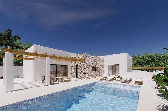 Villa in Moraira zu verkaufen, Espace de vie 196 m², Klimaanlage, Terrain 800 m², 4 Chambres &agrave; coucher, 3 Badezimmer, Pool, ref.: BI-MT.H-796-1