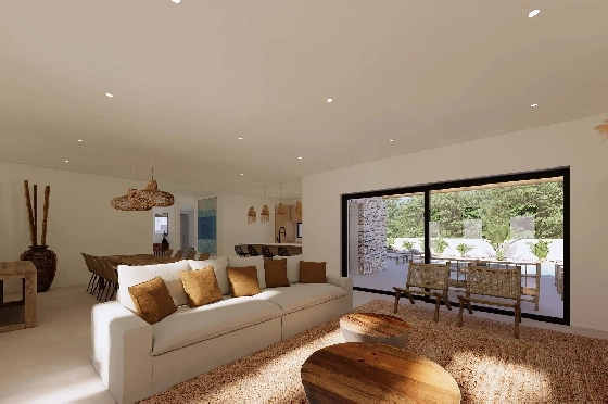 Villa in Moraira zu verkaufen, Espace de vie 196 m², Klimaanlage, Terrain 800 m², 4 Chambres &agrave; coucher, 3 Badezimmer, Pool, ref.: BI-MT.H-796-2