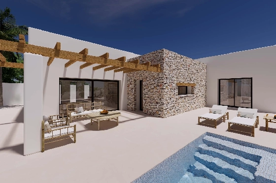 Villa in Moraira zu verkaufen, Espace de vie 196 m², Klimaanlage, Terrain 800 m², 4 Chambres &agrave; coucher, 3 Badezimmer, Pool, ref.: BI-MT.H-796-6