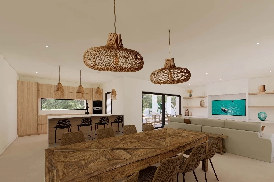 Villa in Moraira zu verkaufen, Espace de vie 280 m², Klimaanlage, Terrain 800 m², 4 Chambres &agrave; coucher, 4 Badezimmer, Pool, ref.: BI-MT.H-797-4