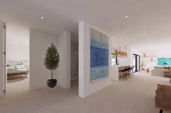 Villa in Moraira zu verkaufen, Espace de vie 280 m², Klimaanlage, Terrain 800 m², 4 Chambres &agrave; coucher, 4 Badezimmer, Pool, ref.: BI-MT.H-797-6