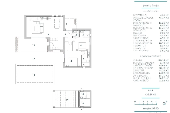 Villa in Moraira zu verkaufen, Espace de vie 190 m², Klimaanlage, Terrain 800 m², 4 Chambres &agrave; coucher, 4 Badezimmer, Pool, ref.: BI-MT.H-792-11