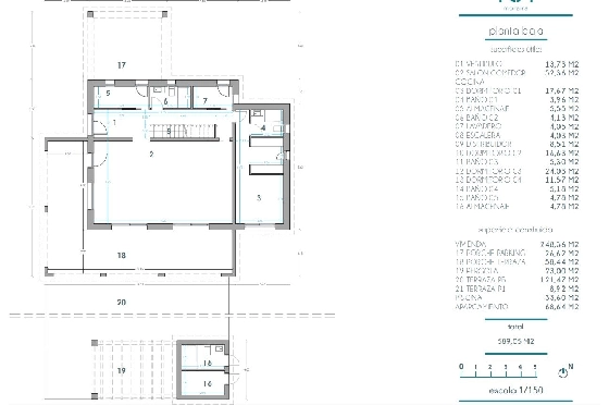 Villa in Moraira zu verkaufen, Espace de vie 248 m², Klimaanlage, Terrain 800 m², 4 Chambres &agrave; coucher, 5 Badezimmer, Pool, ref.: BI-MT.H-795-12