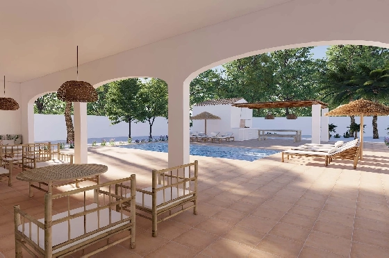 Villa in Moraira zu verkaufen, Espace de vie 248 m², Klimaanlage, Terrain 800 m², 4 Chambres &agrave; coucher, 5 Badezimmer, Pool, ref.: BI-MT.H-795-2