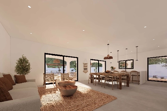 Villa in Moraira zu verkaufen, Espace de vie 248 m², Klimaanlage, Terrain 800 m², 4 Chambres &agrave; coucher, 5 Badezimmer, Pool, ref.: BI-MT.H-795-3