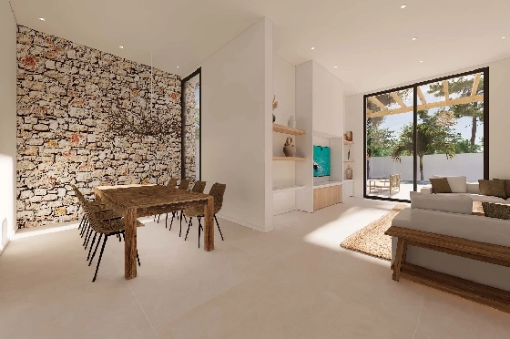 Villa in Moraira zu verkaufen, Espace de vie 268 m², Klimaanlage, Terrain 800 m², 4 Chambres &agrave; coucher, 3 Badezimmer, Pool, ref.: BI-MT.H-793-3