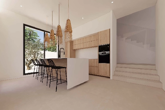 Villa in Moraira zu verkaufen, Espace de vie 268 m², Klimaanlage, Terrain 800 m², 4 Chambres &agrave; coucher, 3 Badezimmer, Pool, ref.: BI-MT.H-793-4