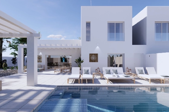 Villa in Benissa zu verkaufen, Espace de vie 265 m², + KLIMA, Klimaanlage, Terrain 519 m², 4 Chambres &agrave; coucher, 3 Badezimmer, Pool, ref.: BI-MT.H-794-1