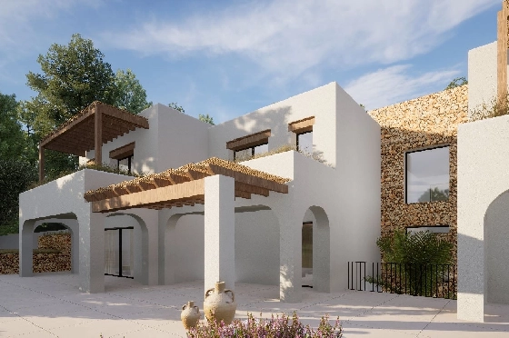 Villa in Moraira zu verkaufen, Espace de vie 2264 m², Baujahr 2024, Klimaanlage, Terrain 2896 m², 6 Chambres &agrave; coucher, 6 Badezimmer, Pool, ref.: BI-MT.H-800-2