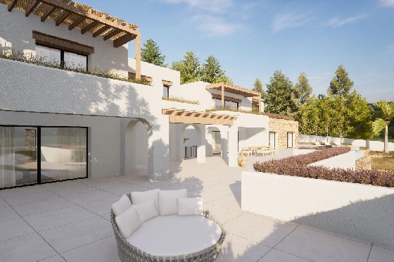 Villa in Moraira zu verkaufen, Espace de vie 2264 m², Baujahr 2024, Klimaanlage, Terrain 2896 m², 6 Chambres &agrave; coucher, 6 Badezimmer, Pool, ref.: BI-MT.H-800-3