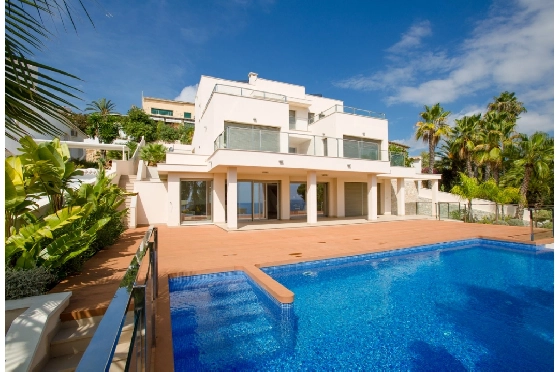 Villa in Moraira(Moravit) zu verkaufen, Espace de vie 559 m², Baujahr 2016, Klimaanlage, Terrain 1132 m², 4 Chambres &agrave; coucher, 5 Badezimmer, Pool, ref.: BI-MT.H-798-2