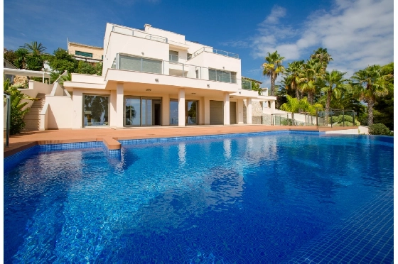 Villa in Moraira(Moravit) zu verkaufen, Espace de vie 559 m², Baujahr 2016, Klimaanlage, Terrain 1132 m², 4 Chambres &agrave; coucher, 5 Badezimmer, Pool, ref.: BI-MT.H-798-42