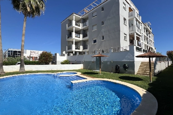 Apartment in Denia zur Ferienvermietung, Espace de vie 86 m², Baujahr 2006, Zustand modernisiert, + Zentralheizung, Klimaanlage, Terrain 46 m², 2 Chambres &agrave; coucher, 2 Badezimmer, Pool, ref.: T-0324-25