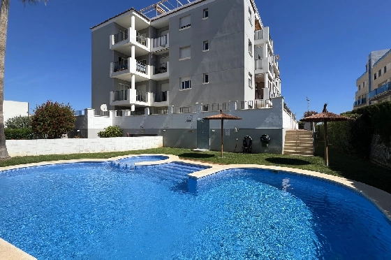 Apartment in Denia zur Ferienvermietung, Espace de vie 86 m², Baujahr 2006, Zustand modernisiert, + Zentralheizung, Klimaanlage, Terrain 46 m², 2 Chambres &agrave; coucher, 2 Badezimmer, Pool, ref.: T-0324-29