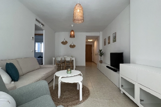Apartment in Denia zur Ferienvermietung, Espace de vie 86 m², Baujahr 2006, Zustand modernisiert, + Zentralheizung, Klimaanlage, Terrain 46 m², 2 Chambres &agrave; coucher, 2 Badezimmer, Pool, ref.: T-0324-9