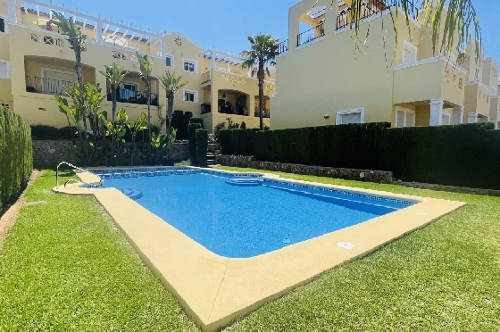 Reihenhaus in Denia-La Sella(La Sella) zu verkaufen, Espace de vie 92 m², Baujahr 2002, Klimaanlage, Terrain 64 m², 2 Chambres &agrave; coucher, 2 Badezimmer, Pool, ref.: JS-0924-1