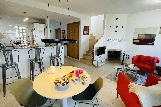Reihenhaus in Denia-La Sella(La Sella) zu verkaufen, Espace de vie 92 m², Baujahr 2002, Klimaanlage, Terrain 64 m², 2 Chambres &agrave; coucher, 2 Badezimmer, Pool, ref.: JS-0924-6