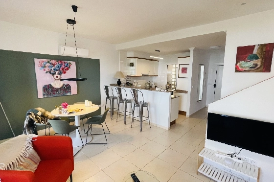 Reihenhaus in Denia-La Sella(La Sella) zu verkaufen, Espace de vie 92 m², Baujahr 2002, Klimaanlage, Terrain 64 m², 2 Chambres &agrave; coucher, 2 Badezimmer, Pool, ref.: JS-0924-8