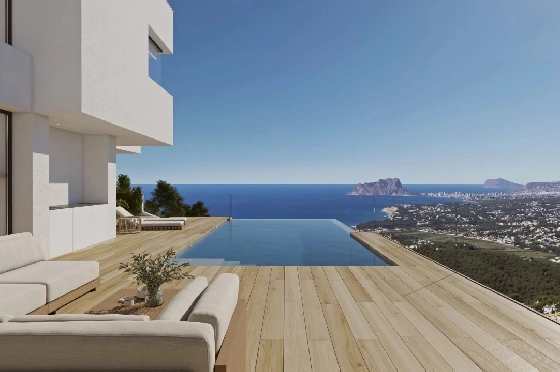 Villa in Cumbre del Sol zu verkaufen, Espace de vie 349 m², Terrain 807 m², 3 Chambres &agrave; coucher, 3 Badezimmer, Pool, ref.: BS-84915850-3