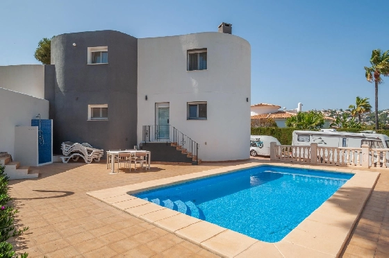 Villa in Benissa(San Jaime) zu verkaufen, Espace de vie 240 m², Klimaanlage, 6 Chambres &agrave; coucher, 3 Badezimmer, Pool, ref.: COB-3449-10535-5