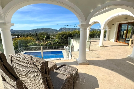 Villa in Javea(Ermita) zu verkaufen, Espace de vie 400 m², Baujahr 2018, Zustand neuwertig, + Fussbodenheizung, Klimaanlage, Terrain 1596 m², 3 Chambres &agrave; coucher, 2 Badezimmer, Pool, ref.: AS-0624-34