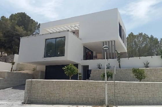 Villa in Moraira zu verkaufen, Espace de vie 394 m², Baujahr 2020, Klimaanlage, Terrain 800 m², 4 Chambres &agrave; coucher, 3 Badezimmer, Pool, ref.: AM-11509DA-2