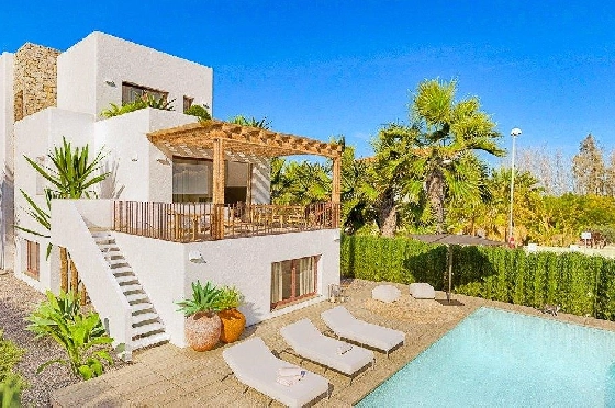 Villa in Oliva zu verkaufen, Espace de vie 262 m², Baujahr 2022, Klimaanlage, Terrain 462 m², 4 Chambres &agrave; coucher, 5 Badezimmer, Pool, ref.: AM-11592DA-1