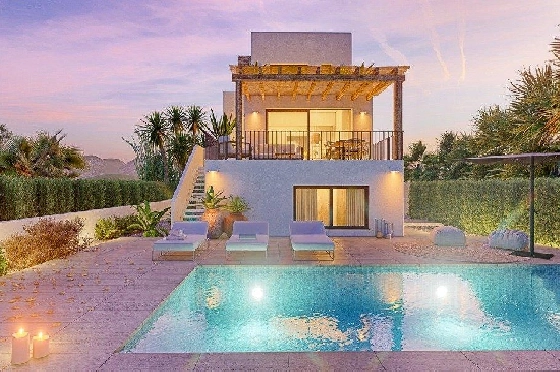 Villa in Oliva zu verkaufen, Espace de vie 262 m², Baujahr 2022, Klimaanlage, Terrain 462 m², 4 Chambres &agrave; coucher, 5 Badezimmer, Pool, ref.: AM-11592DA-3