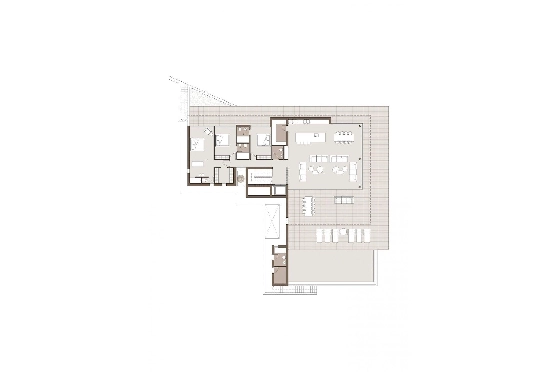 Villa in Moraira zu verkaufen, Espace de vie 701 m², Baujahr 2023, Klimaanlage, Terrain 1864 m², 5 Chambres &agrave; coucher, 6 Badezimmer, Pool, ref.: AM-11839DA-13