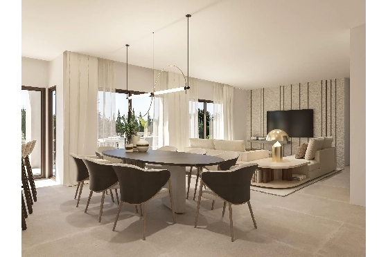 Villa in Javea zu verkaufen, Espace de vie 185 m², Baujahr 2024, Klimaanlage, Terrain 1000 m², 4 Chambres &agrave; coucher, 3 Badezimmer, Pool, ref.: AM-12073DA-4