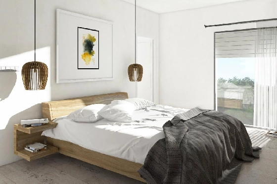 Villa in Moraira zu verkaufen, Espace de vie 286 m², Baujahr 2024, Klimaanlage, Terrain 800 m², 3 Chambres &agrave; coucher, 2 Badezimmer, Pool, ref.: AM-12126DA-4