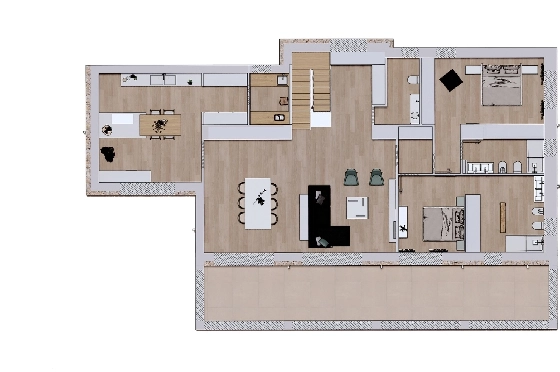 Finca in Benissa zu verkaufen, Espace de vie 305 m², Baujahr 2024, Klimaanlage, Terrain 10000 m², 3 Chambres &agrave; coucher, 3 Badezimmer, Pool, ref.: AM-12208DA-27