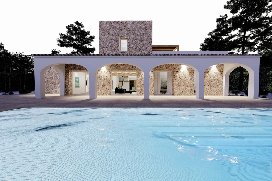 Finca in Benissa zu verkaufen, Espace de vie 305 m², Baujahr 2024, Klimaanlage, Terrain 10000 m², 3 Chambres &agrave; coucher, 3 Badezimmer, Pool, ref.: AM-12208DA-3