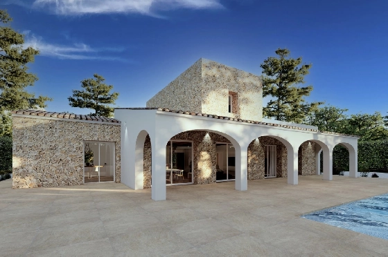 Finca in Benissa zu verkaufen, Espace de vie 305 m², Baujahr 2024, Klimaanlage, Terrain 10000 m², 3 Chambres &agrave; coucher, 3 Badezimmer, Pool, ref.: AM-12208DA-4
