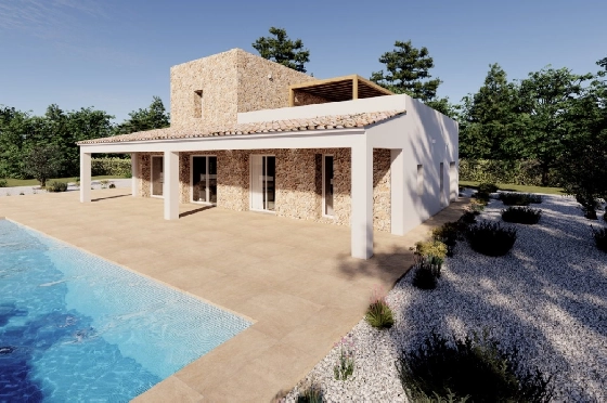 Finca in Benissa zu verkaufen, Espace de vie 305 m², Baujahr 2024, Klimaanlage, Terrain 10000 m², 3 Chambres &agrave; coucher, 3 Badezimmer, Pool, ref.: AM-12208DA-5