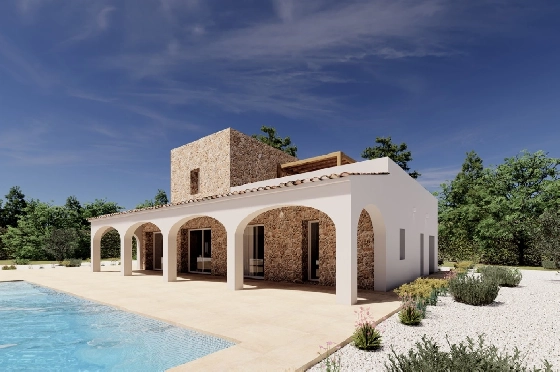 Finca in Benissa zu verkaufen, Espace de vie 305 m², Baujahr 2024, Klimaanlage, Terrain 10000 m², 3 Chambres &agrave; coucher, 3 Badezimmer, Pool, ref.: AM-12208DA-8