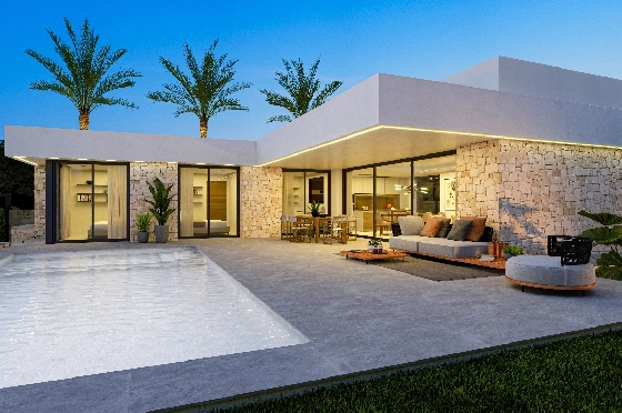 Villa in Denia zu verkaufen, Espace de vie 151 m², Klimaanlage, Terrain 832 m², 3 Chambres &agrave; coucher, 2 Badezimmer, Pool, ref.: UM-UV-ALCIPE-2