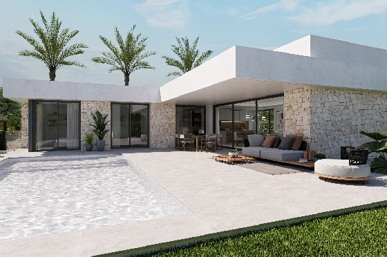 Villa in Denia zu verkaufen, Espace de vie 151 m², Klimaanlage, Terrain 832 m², 3 Chambres &agrave; coucher, 2 Badezimmer, Pool, ref.: UM-UV-ALCIPE-9