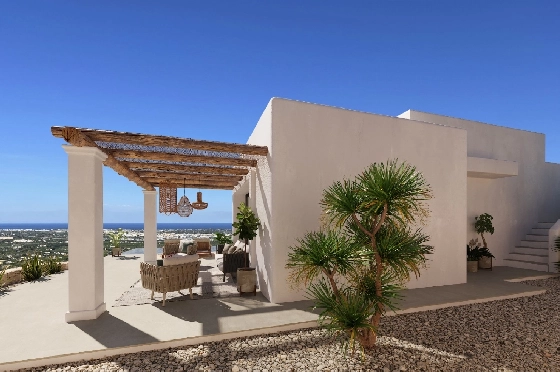 Villa in Pedreguer zu verkaufen, Espace de vie 159 m², Klimaanlage, Terrain 1272 m², 3 Chambres &agrave; coucher, 2 Badezimmer, Pool, ref.: UM-UV-JUCAR-3