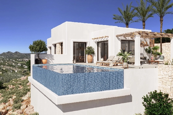 Villa in Pedreguer zu verkaufen, Espace de vie 159 m², Klimaanlage, Terrain 1272 m², 3 Chambres &agrave; coucher, 2 Badezimmer, Pool, ref.: UM-UV-JUCAR-4